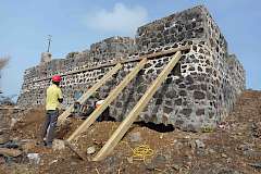 Restoration of Fort Amsterdam on Sint Maarten, sponsor DAM Caribbean